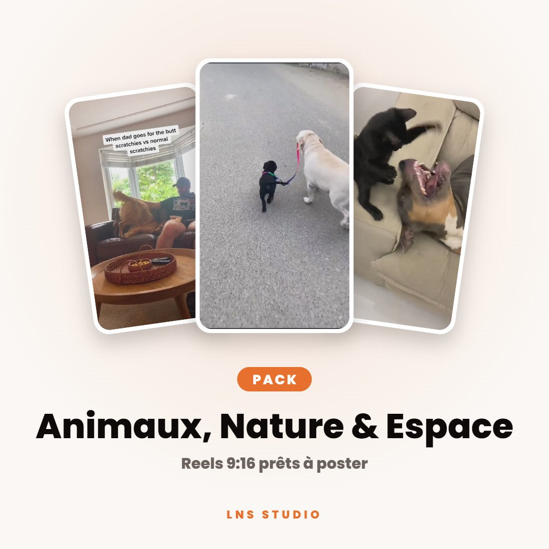 Pack Animaux, Nature & Espace