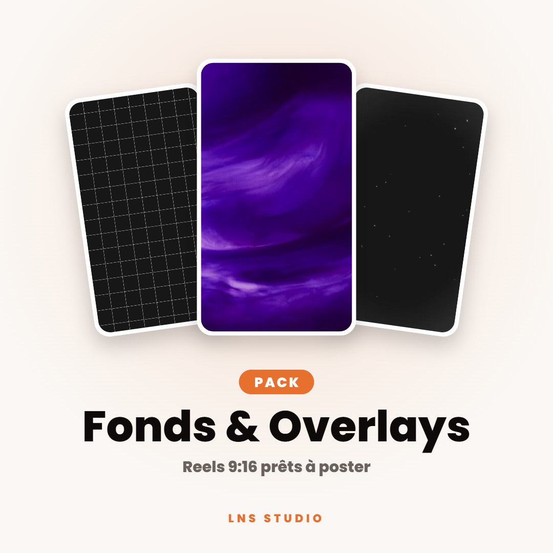 Pack Fonds & Overlays